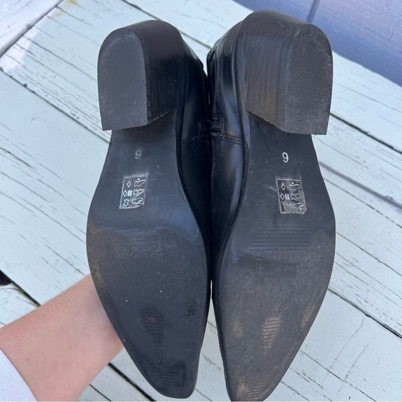 ASOS Esaurito Black Cowboy Boots - Picture 10 of 14